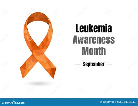 World Leukemia Cancer Day Awareness Poster Eps10 Cartoon Vector