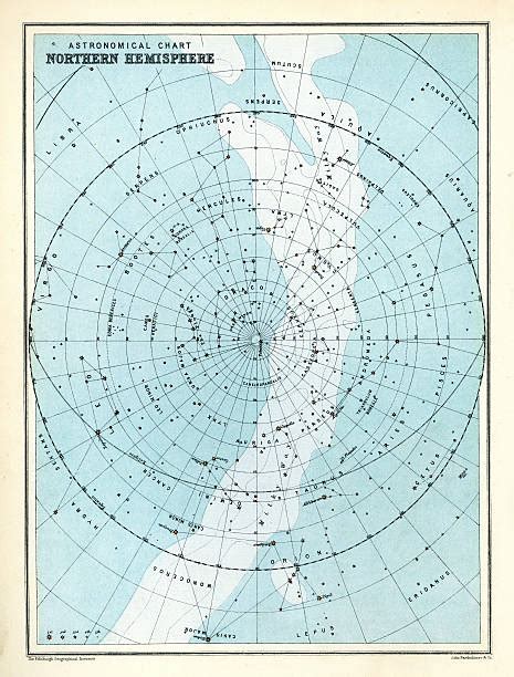 Northern Hemisphere Star Map