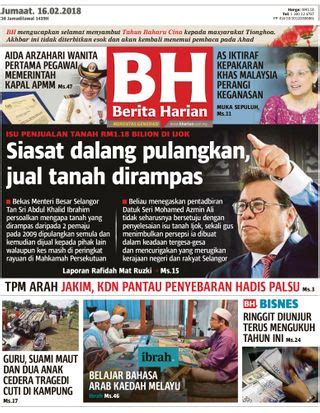 Berita Harian Malaysia Magazine 16 February 2018 issue - Get your ...