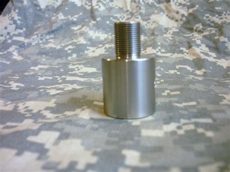 12 28 Barrel Thread Adapter For 34 Barrels Stainless Tacticool22