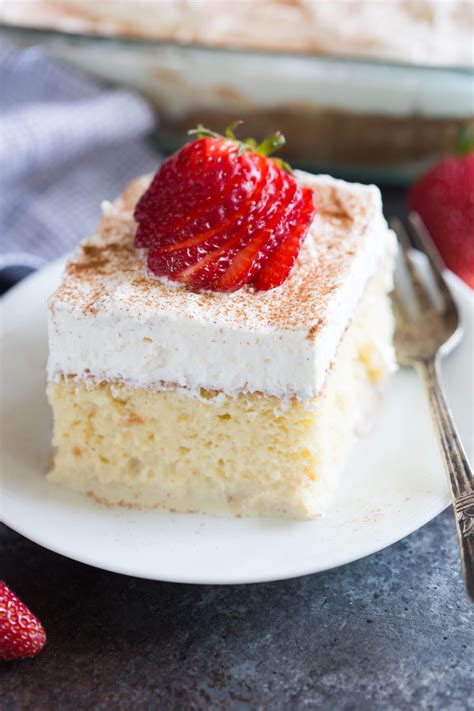 Easy And Authentic Tres Leches Cake Recipe On Mexican Dessert