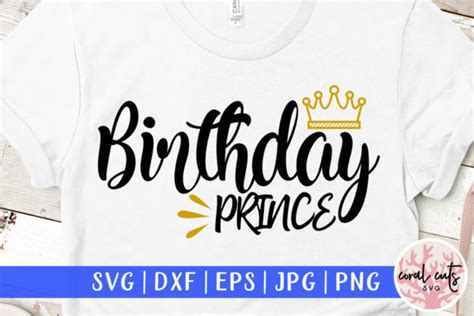 Birthday Prince Graphic By Coralcutssvg · Creative Fabrica