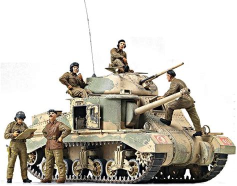 Stylecolorful New 135 M3 Grant El Alamein Tank Academy Model Kit