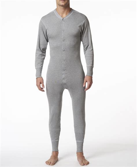 Stanfields Mens Cotton Long Sleeve Onesie Combination And Reviews Pajamas And Robes Men Macy