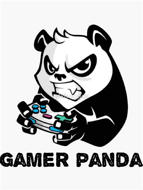 Gamer Panda Special Edition Sticker By Dxb Logos Redbubble