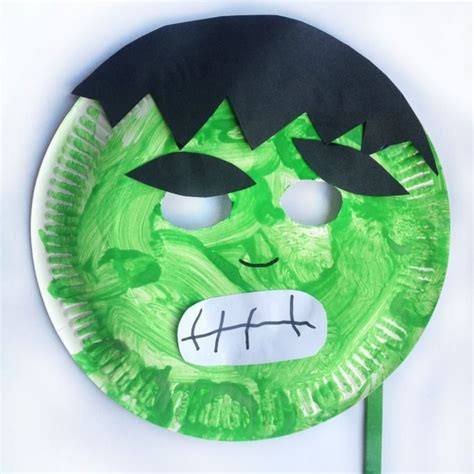 Preschool Crafts Superhero Paper Plate Hulk Mask Hulk Mask Hero