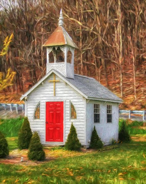 Cute Little Church With A Red Door Little Village Pleasan Flickr