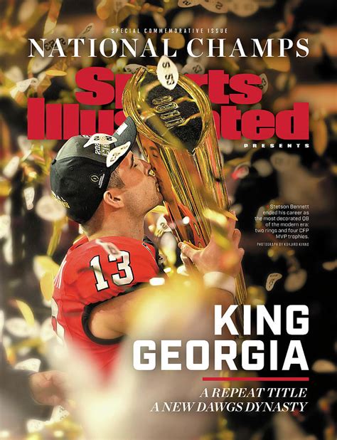 University Of Georgia 2023 Ncaa Football Championship Commemorative Issue Cover Photograph By