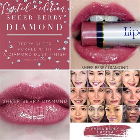 Sheer Berry Diamond LipSense Lipsense Lip Colors Lipsense Senegence