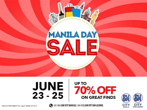Villegas (formerly called arroceros) and san marcelino streets in ermita, manila just beside the manila city hall. Manila Day Sale: SM City Manila & SM City San Lazaro ...
