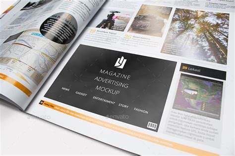 customizable magazine ad psd mockup mockups design trends
