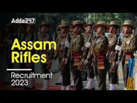 Assam Rifles Sports Quota Recruitment 2023 Notification Released Apply