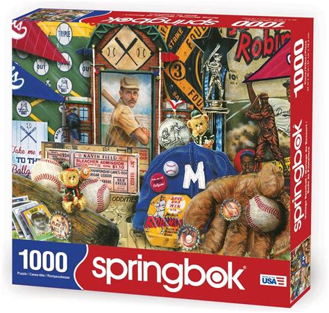 Springbok Vintage Baseball Jigsaw Puzzle 1000 Pieces Bigamart