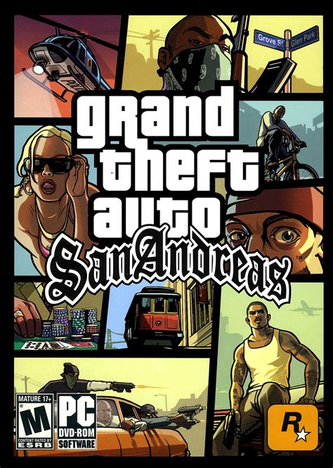 Grand Theft Auto San Andreas Video Game Box Art Id 17134 Image Abyss