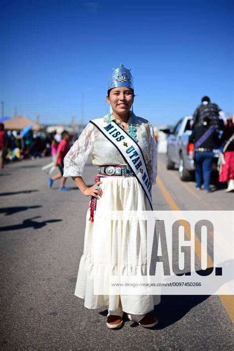 Miss Utah Navajo Queen Alliyah Chavez During Morning Parade At Navajo