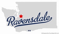 Map of Ravensdale, WA, Washington