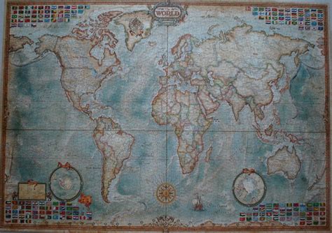 Educa The World Executive Map 4000 Parça Puzzle Master Puzzle Teacher