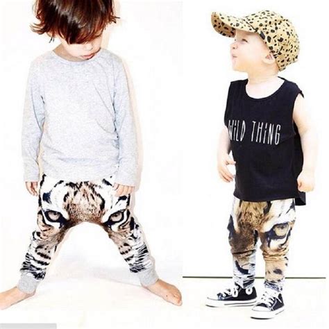 Children Tiger Harem Pants Boys Tiger Printed Casual Harem Pants Kids