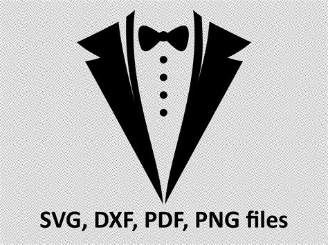 Tuxedo Svg Tuxedo Clipart Suit Svg Suit Svg File Butterfly Etsy