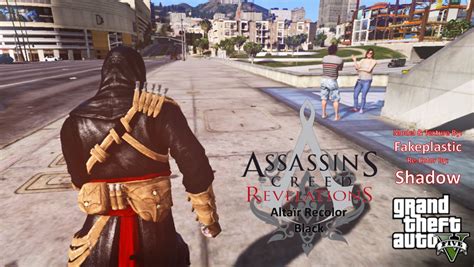 Assassins Creed Revelations Altaïr Outfit Recolor To Black Gta5