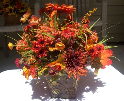 Fall Silk Floral Arrangement By Valndees On Etsy