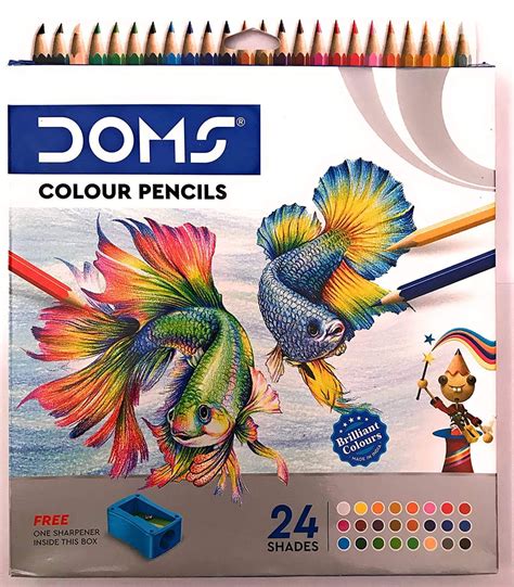 Multicolor Doms Color Pencil 24 Shades For Drawing At Rs 150piece In