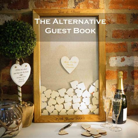 Wedding Guest Book Alternative Wedding Guest Book Heart