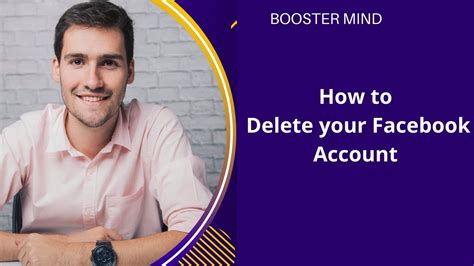How To Delete Facebook Account Permanently Delete Facebook Account Booster Mind Youtube