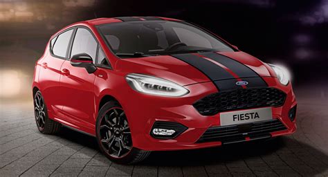 2019 Ford Fiesta St Line Red And Black Editions Prove Stripes Go With