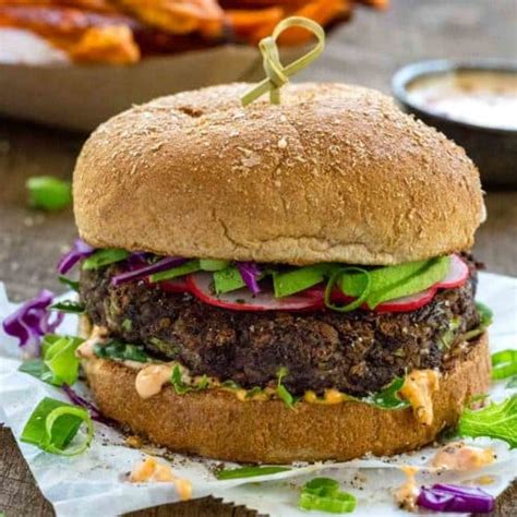 black bean burger recipe jessica gavin