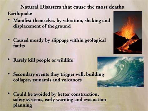 Natural Disasters Impacts And Prevention
