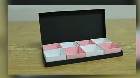 How To Make Mini Box From Cardboard Youtube