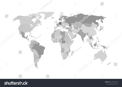 60332 World Map Outline Grey Images Stock Photos And Vectors Shutterstock