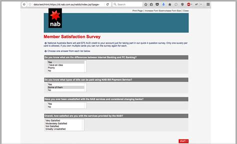 If you're buying something in person, you'll need to enter. NAB Survey Scam Tricks Customers To Steal Credit Card Credentials