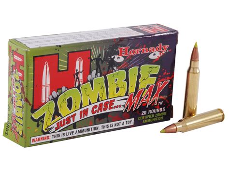 Hornady Zombie Max 223 Remington Ammo 55 Grain Hornady Z Max Polymer