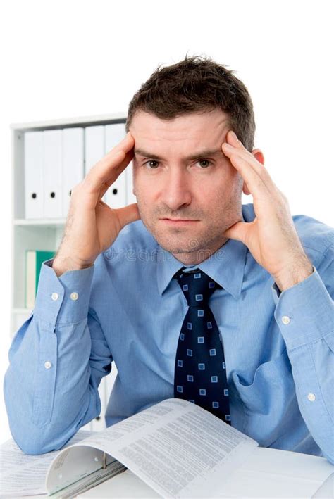 Over Worked Stock Photo Image Of Boss Manager Headache 46582228