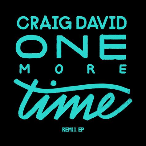 Car Tula Frontal De Craig David One More Time Remixes Ep Portada