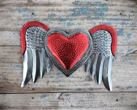 Vintage Mexican Sacred Heart Wall Hanging Mexican Folk Art