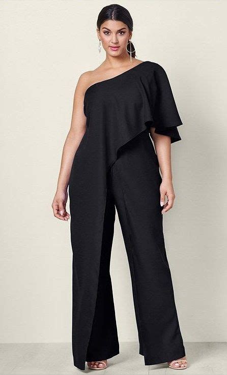 Plus Size Jumpsuits For Evening In Bold Colors Plus Size Jumpsuit Fashion Jumpsuit Elegant