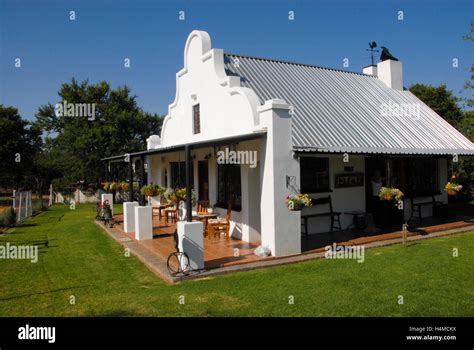 Traditional Cape Dutch House Parys South Africa Stock Photo Alamy