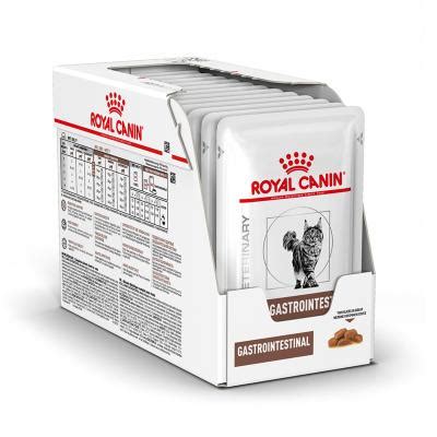And the exclusive s/o index supports urinary health by creating an environment unfavorable to crystal formation in the bladder. Royal Canin Veterinary Diet Feline GastroIntestinal Pouch ...