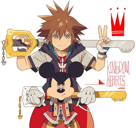 Kingdom Hearts Mickey Mouse Sora Kingdom Hearts Keyblade Disney
