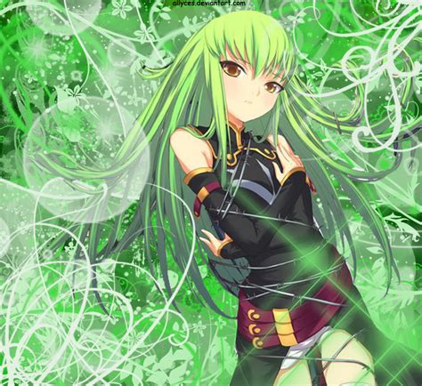 Light Green Divinas Anime Girl By Allyces On Deviantart