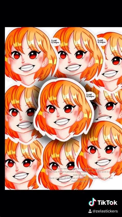 Orange Haired Girl Sticker Up Now On Our Shop Video Portrait