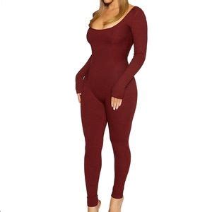 Naked Wardrobe Pants Jumpsuits Naked Wardrobe The Snatched Vibes Jumpsuit In Wine Poshmark