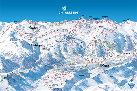 St Anton Am Arlberg Pistenplan Freeride