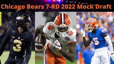 Chicago Bears 7 Rd 2022 Mock Draft Mission Get Justin Fields Help And
