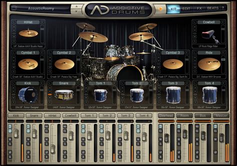 Addictive Drums By Xln Audio Drum Kits Plugin Vst Audio Unit Aax