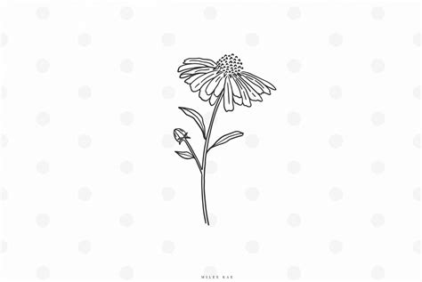 Daisy flower svg cut file By Michelekae | TheHungryJPEG