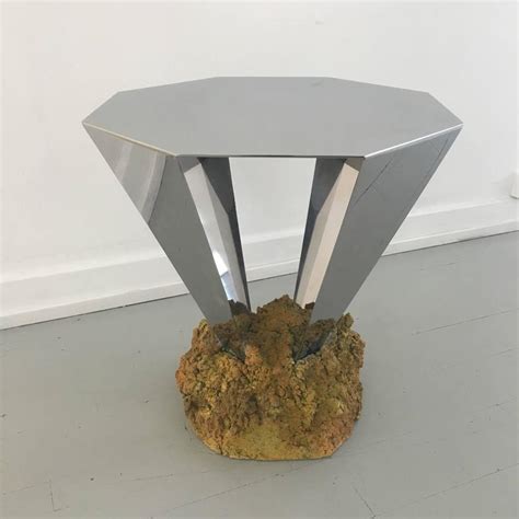 Coffee table wood frame with glass top and bottom solid level, in cream finish.in very good condition.if interested, please contact gorete henriques on 084 510 2387 (whatsapp only).read more. Diamond Table by FOS For Sale at 1stdibs